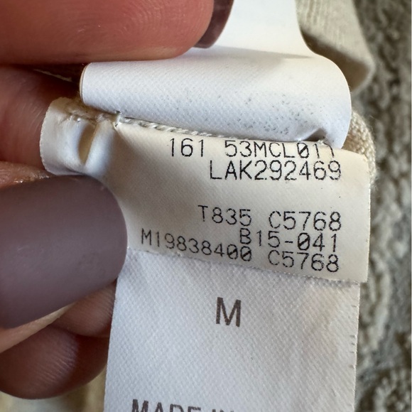 Brunello Cucinelli Cotton sweater oversized boxy fit cream beige medium - Picture 7 of 9